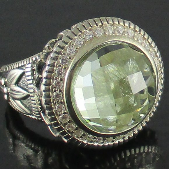 Seidengang Mint Quartz & Diamonique Ring - Picture 5 of 15